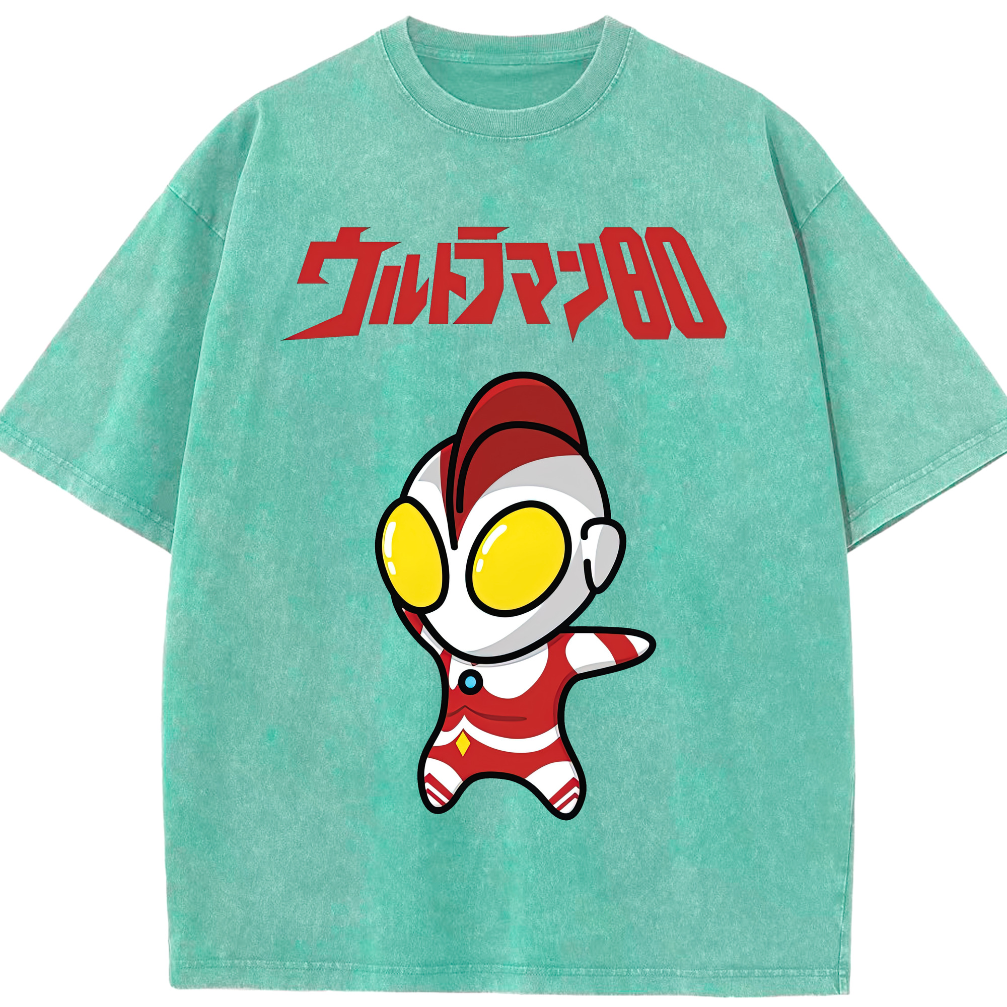 （画像用） ウルトラマン Ultraman 綿100% ヴィンテージ風 半袖Tシャツ（フロントプリント）